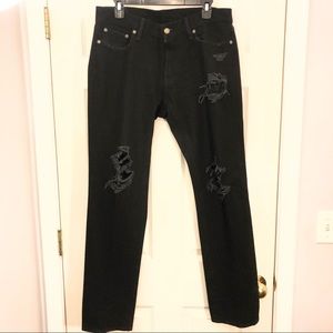 Abercrombie Fitch Men’s Black Jean